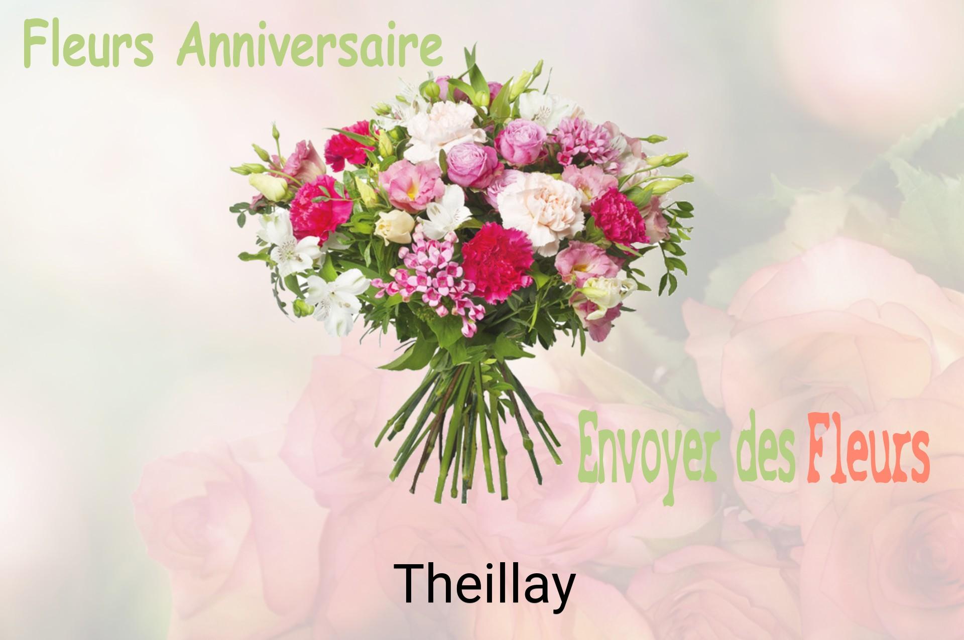 Bouquet de fleurs d’anniversaire livré à Theillay